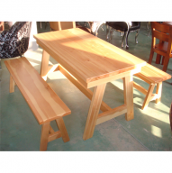 实木条桌